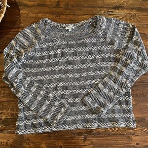 Splendid gray striped top